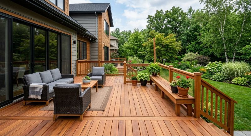 Cedar Deck Installation in West Hartford, CT